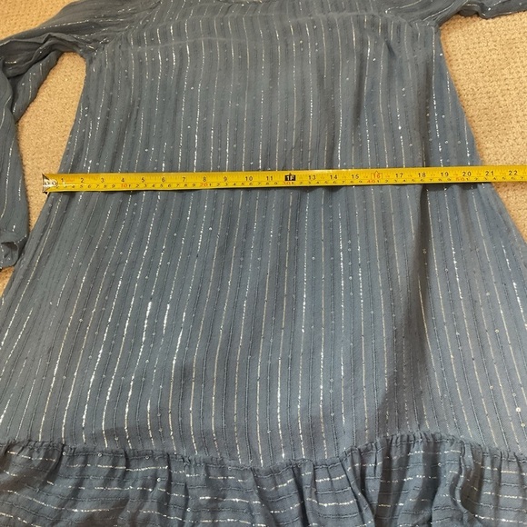 Sundress Indiana Dress in Roma Powder Blue and White Size Medium Large - Picture 11 of 12